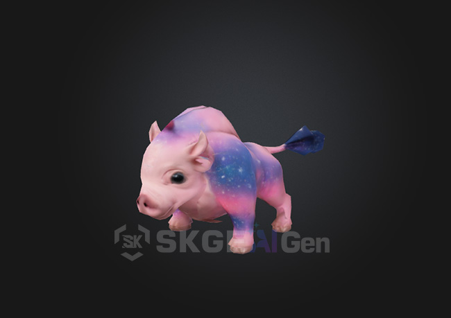 《星空小猪》带全套动作一键导图SK引擎专用文件-星空游戏引擎官网