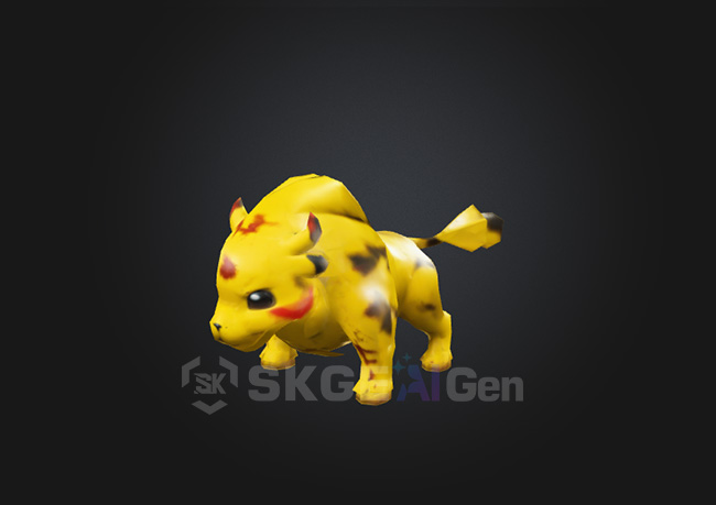 《皮卡小猪》带全套动作一键导图SK引擎专用文件-星空游戏引擎官网
