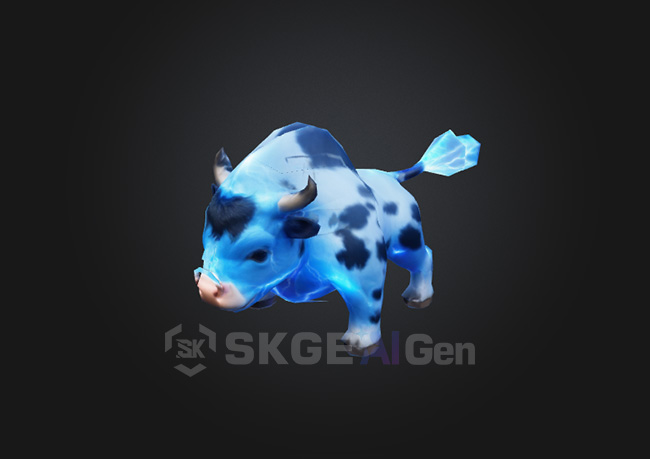 《小电牛》带全套动作一键导图SK引擎专用文件-星空游戏引擎官网