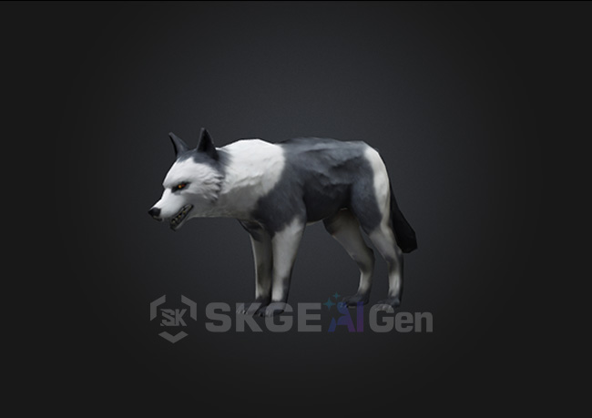 《熊猫狼》带全套动作一键导图SK引擎专用文件-星空游戏引擎官网