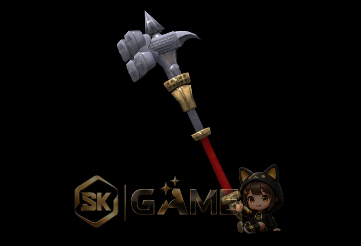 3D素材-圣铁锤加强版-一键导入下载即可使用